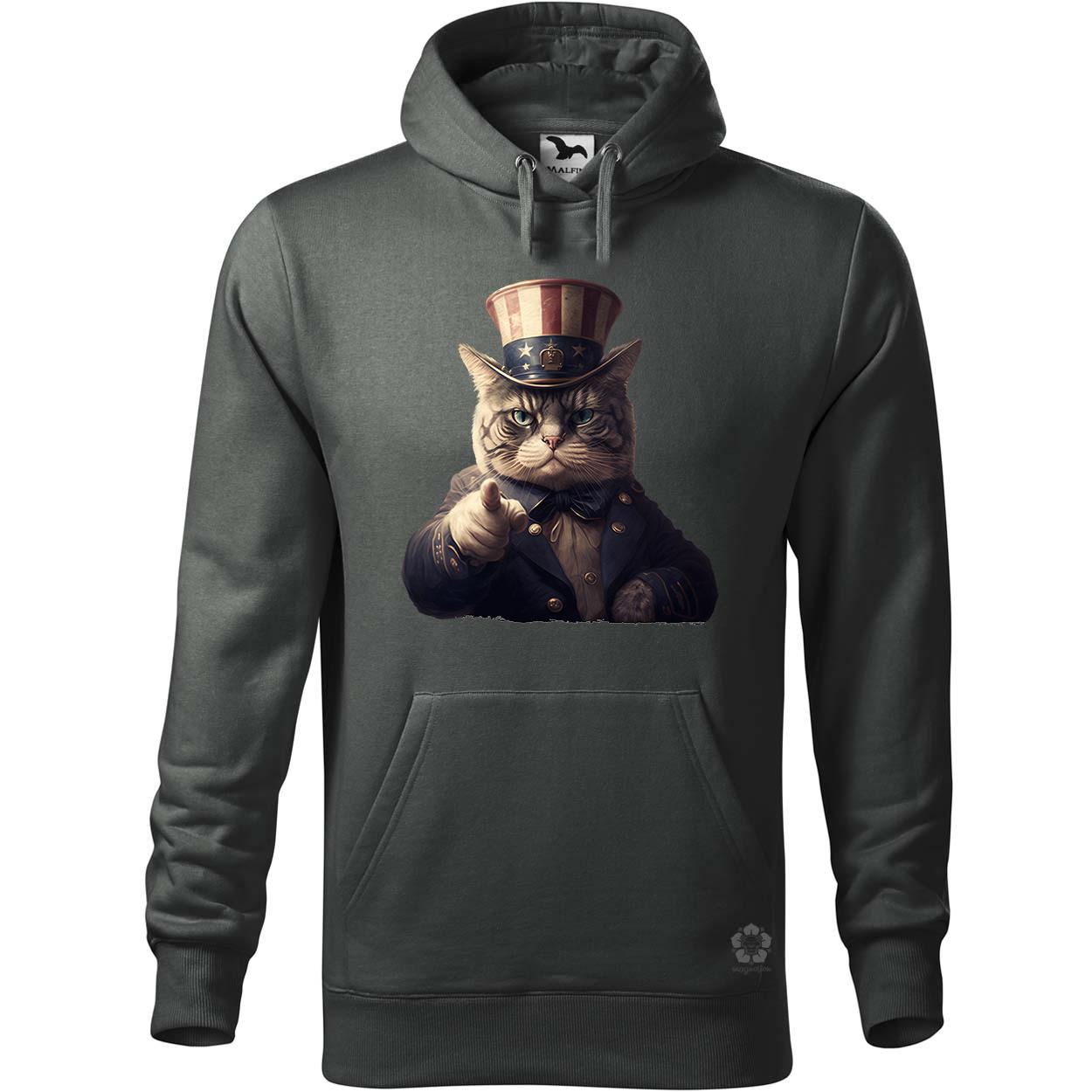 Uncle Sam macska egyedi  pulóver 
