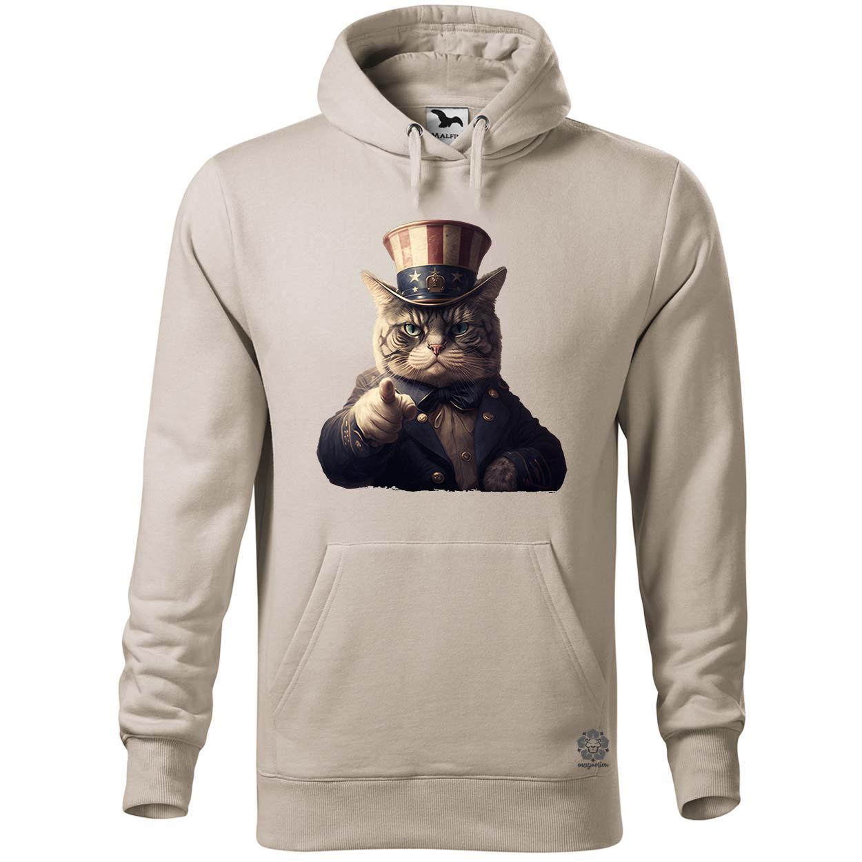 Uncle Sam macska egyedi  pulóver 