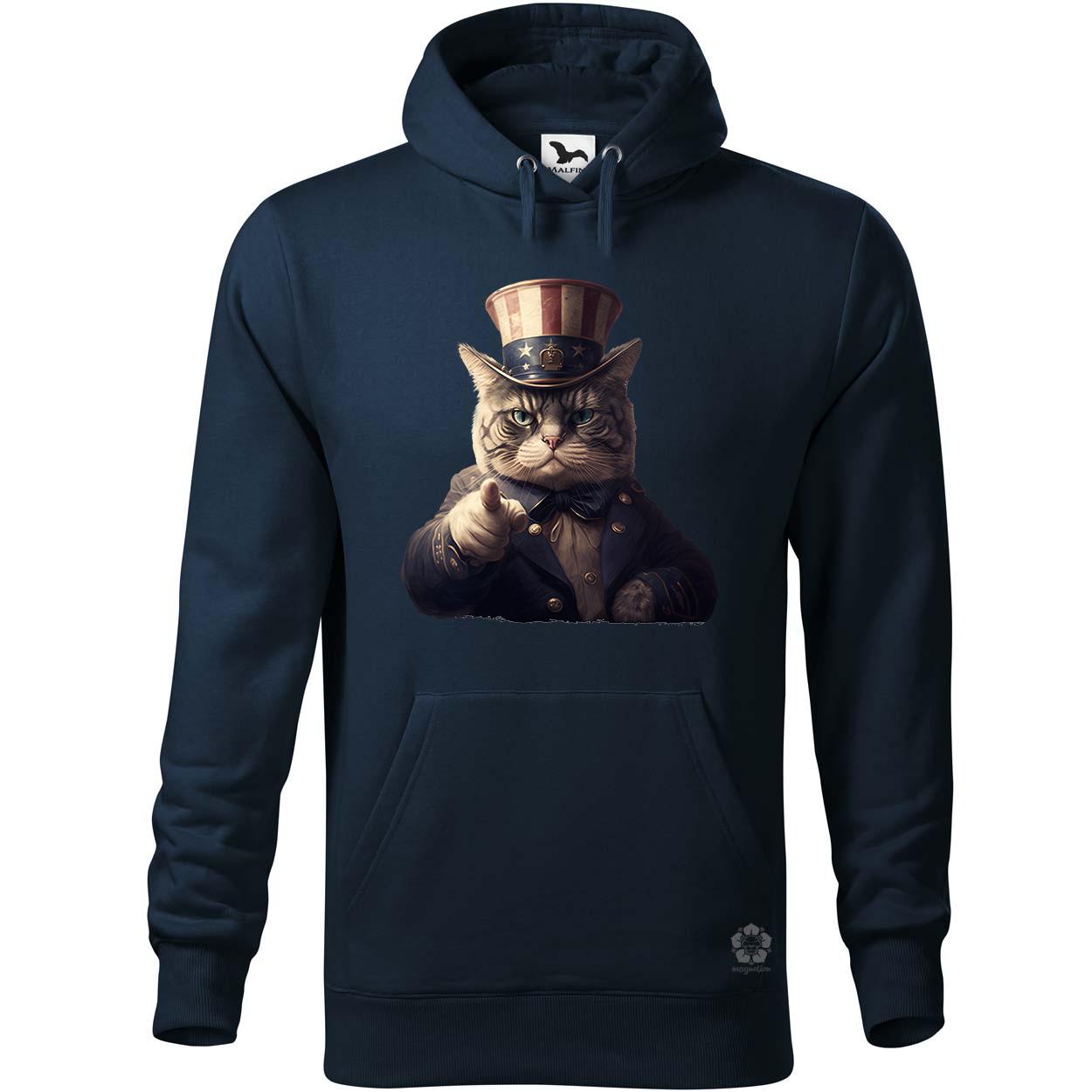 Uncle Sam macska egyedi  pulóver 