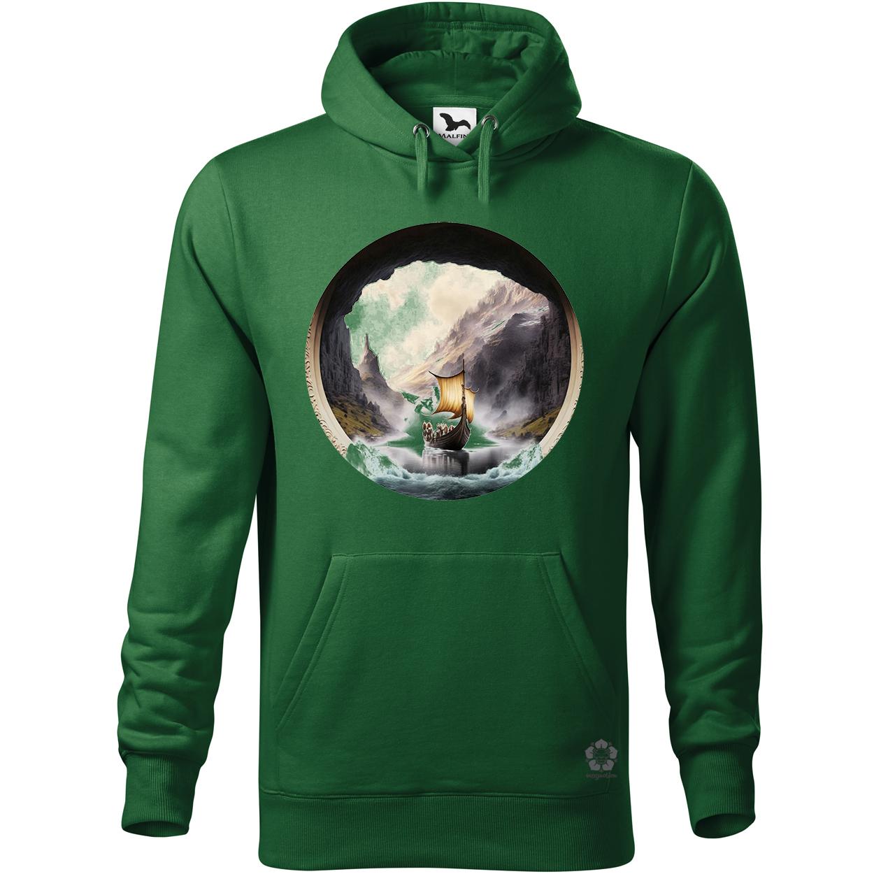 Viking hajó barlangban v2 egyedi  pulóver 