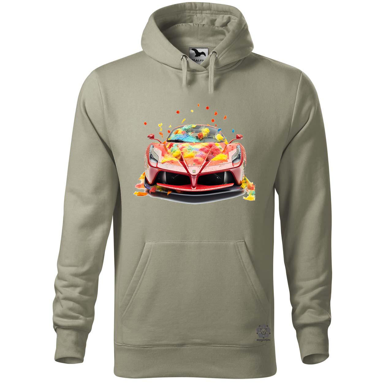 Virágba borult LaFerrari v2 egyedi  pulóver 