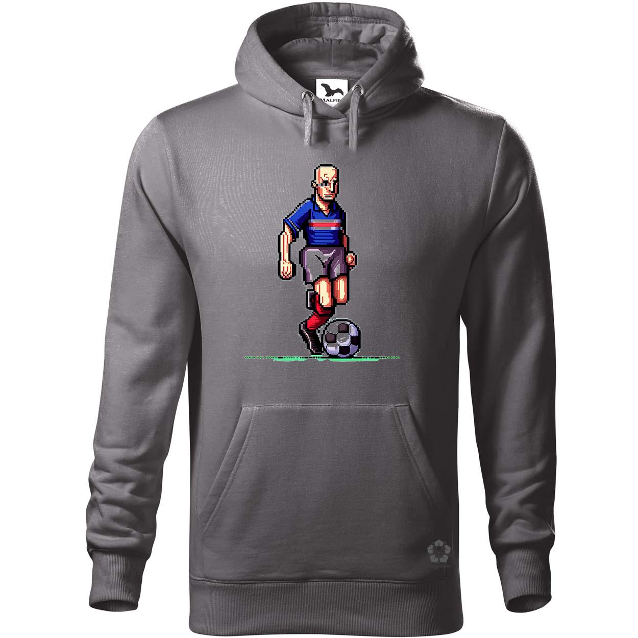 Zidane labdával pixelart egyedi  pulóver 