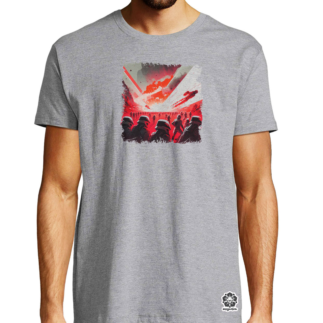 Sci-fi lézer harc v1 egyedi póló 