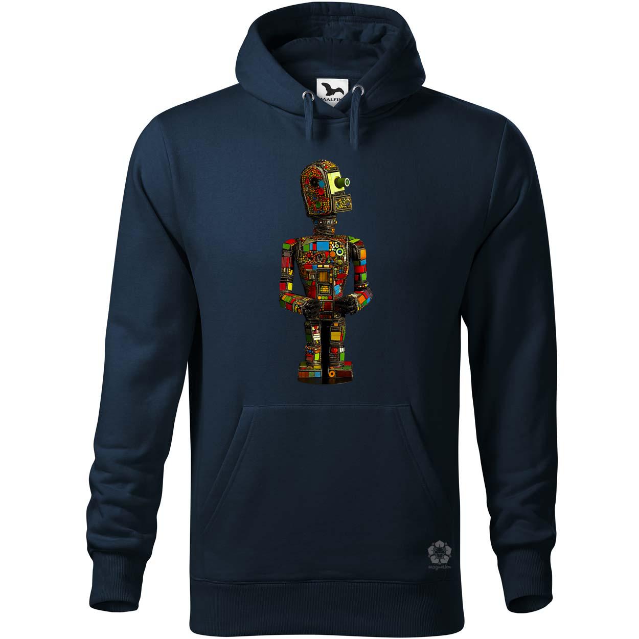 Absztrakt szürreális robot v6 egyedi  pulóver 