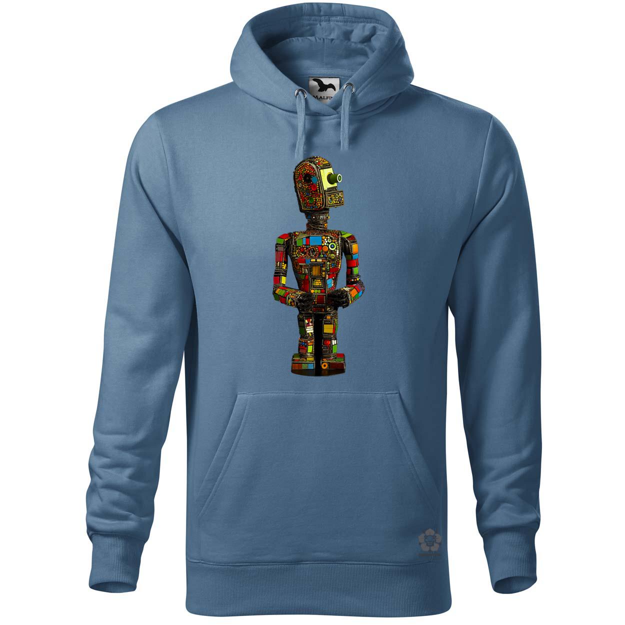 Absztrakt szürreális robot v6 egyedi  pulóver 
