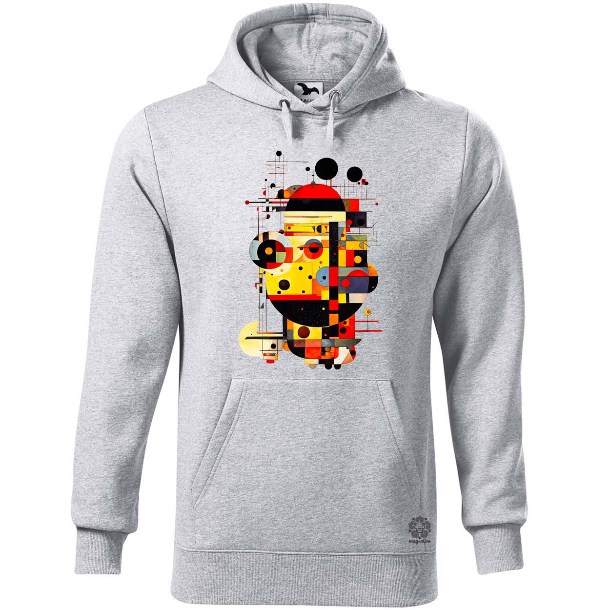 Absztrakt űrállomás v2 egyedi  pulóver 