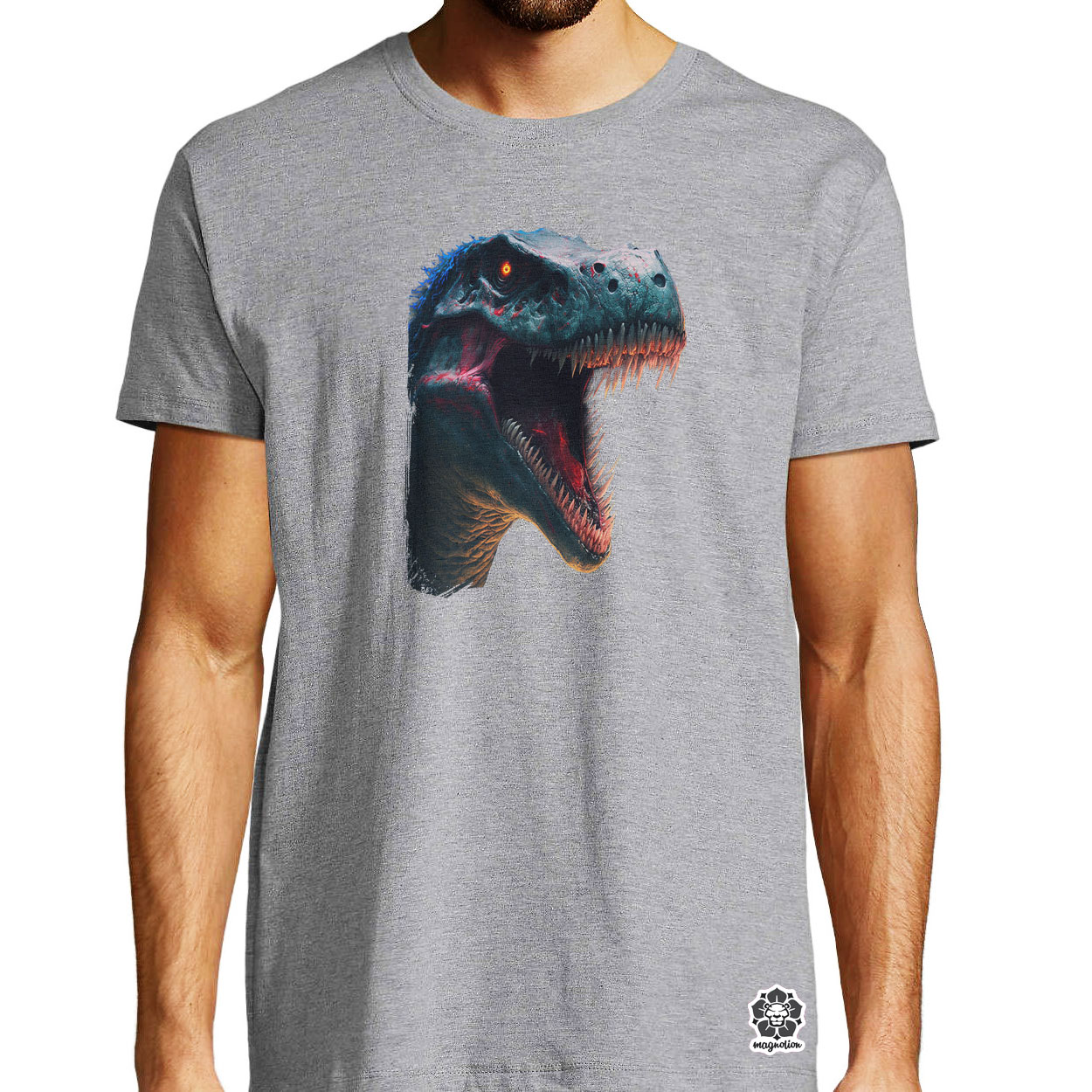 T-rex portré egyedi póló 