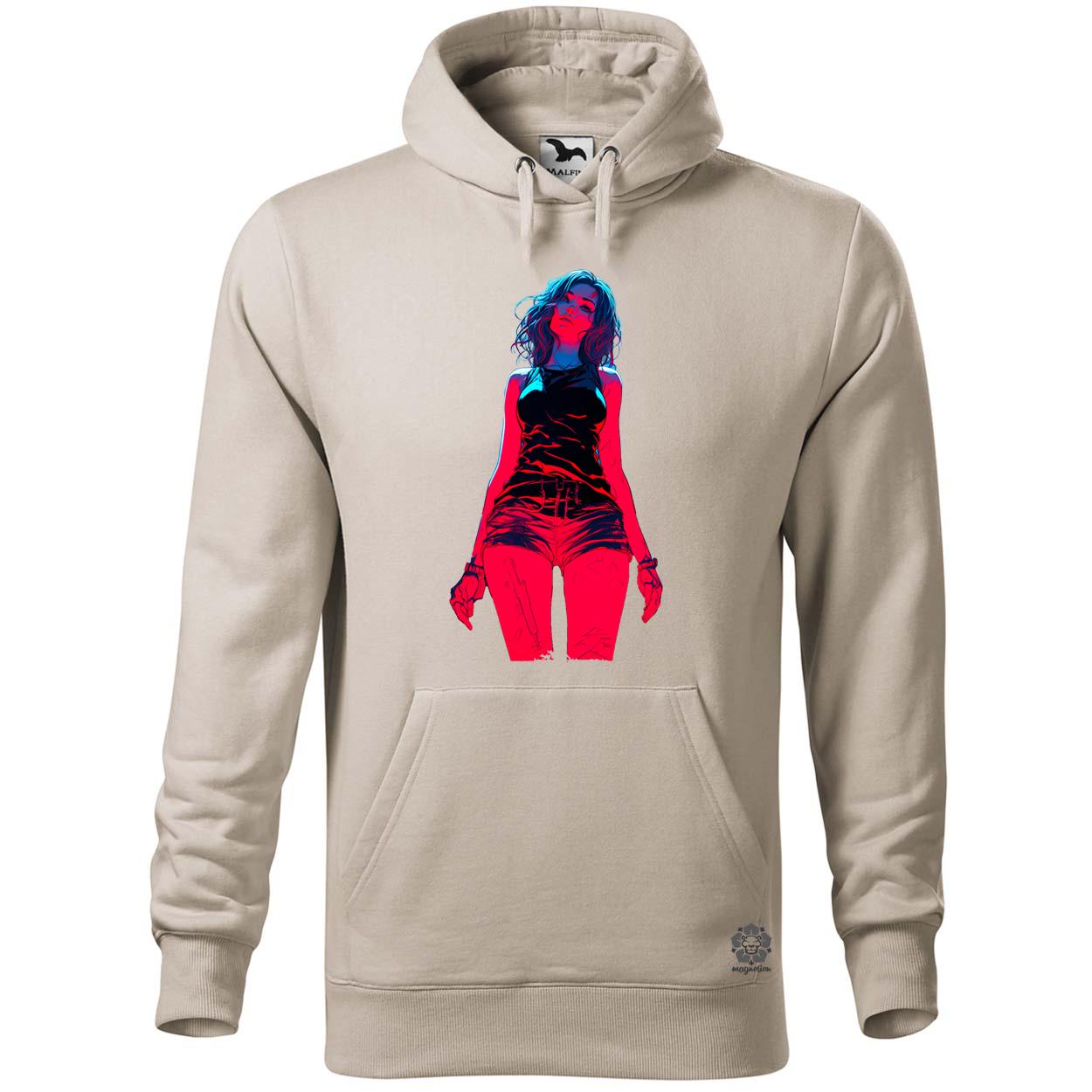 Anime lány pózol v12 egyedi  pulóver 