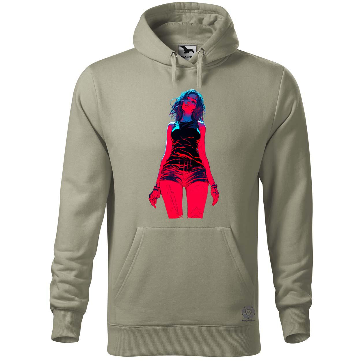 Anime lány pózol v12 egyedi  pulóver 
