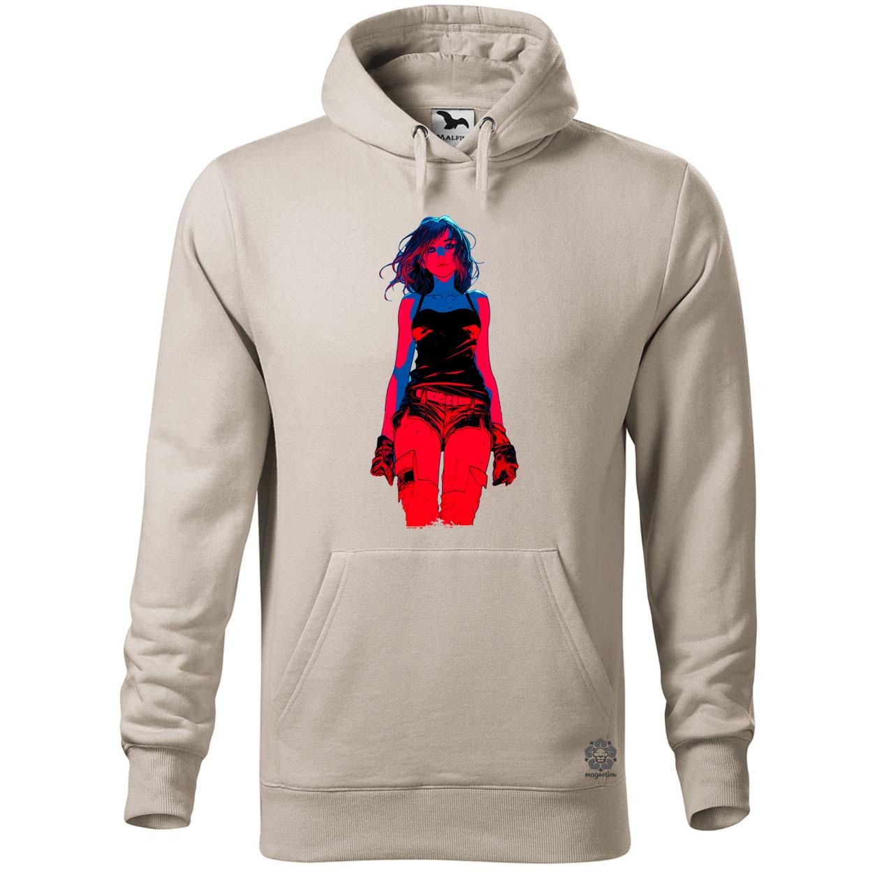 Anime lány pózol v13 egyedi  pulóver 