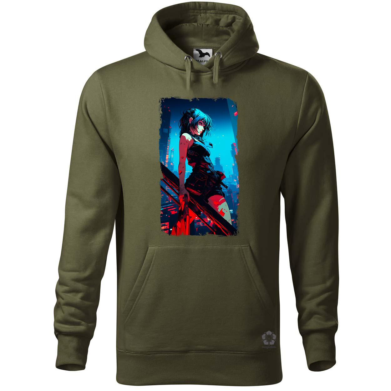 Anime lány pózol v18 egyedi  pulóver 