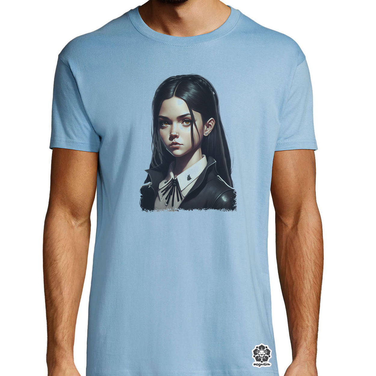 Wednesday Addams fanart v2 egyedi póló 