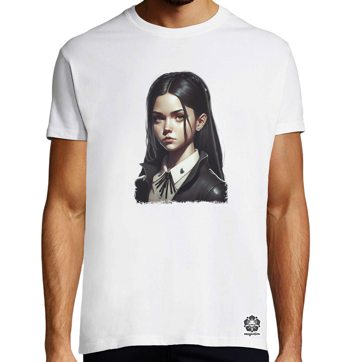 Wednesday Addams fanart v2 egyedi póló 