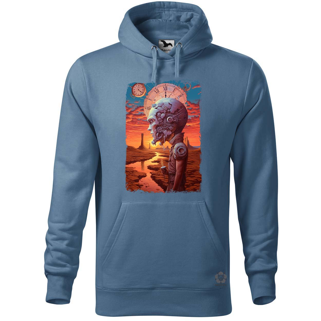 Az idő vége v1 egyedi  pulóver 