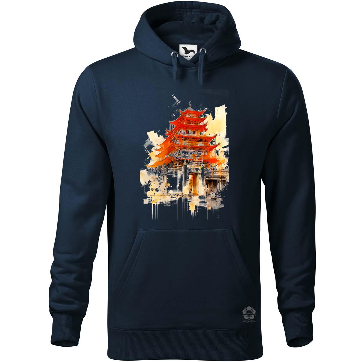 Ázsiai épület fantázia v3 egyedi  pulóver 