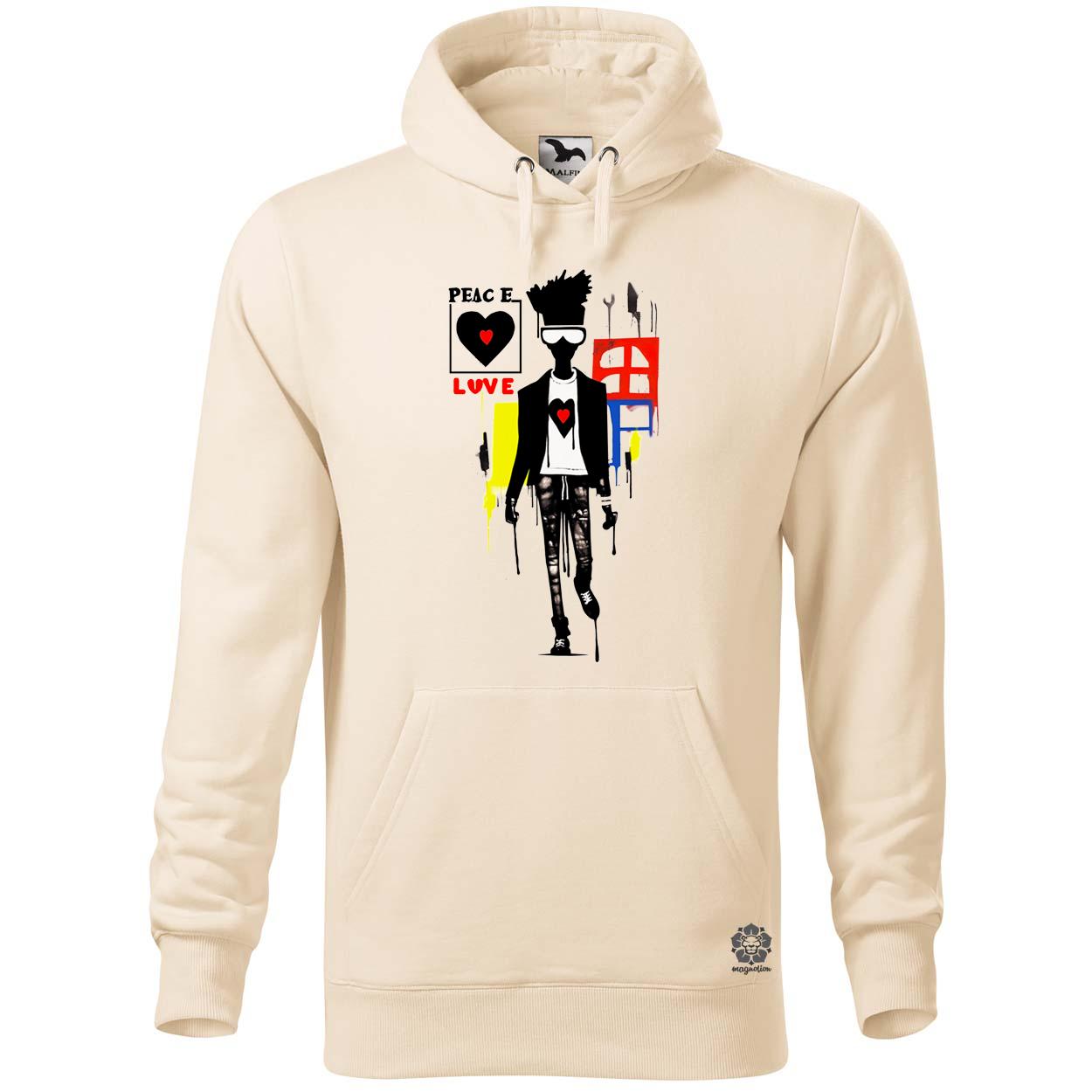 Basquiat béke és szeretet v8 egyedi  pulóver 