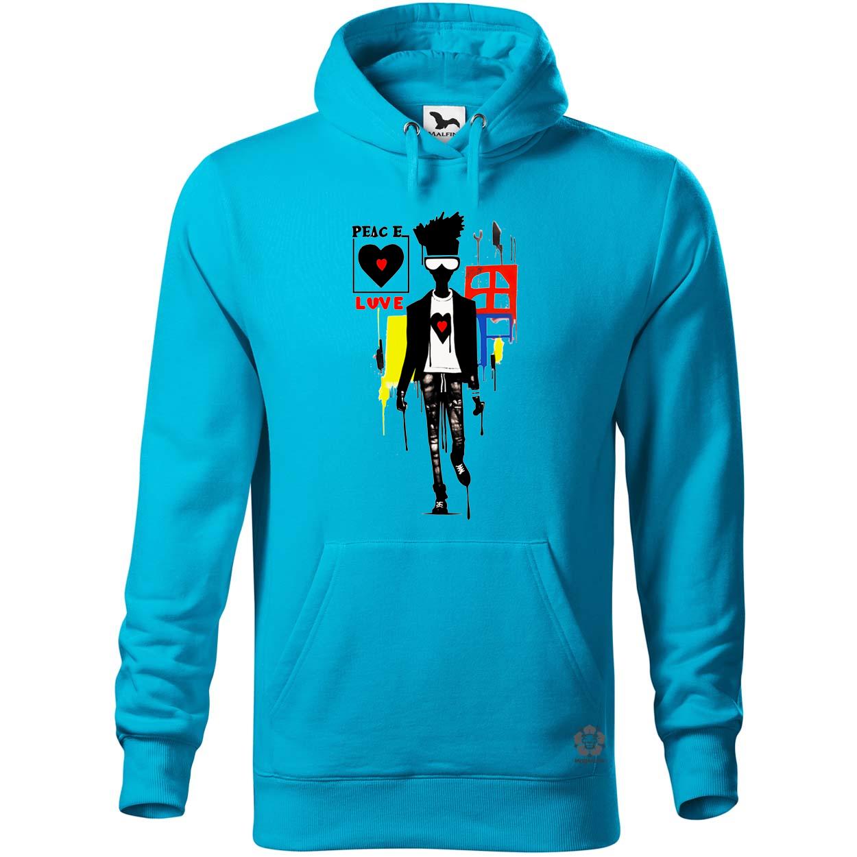 Basquiat béke és szeretet v8 egyedi  pulóver 