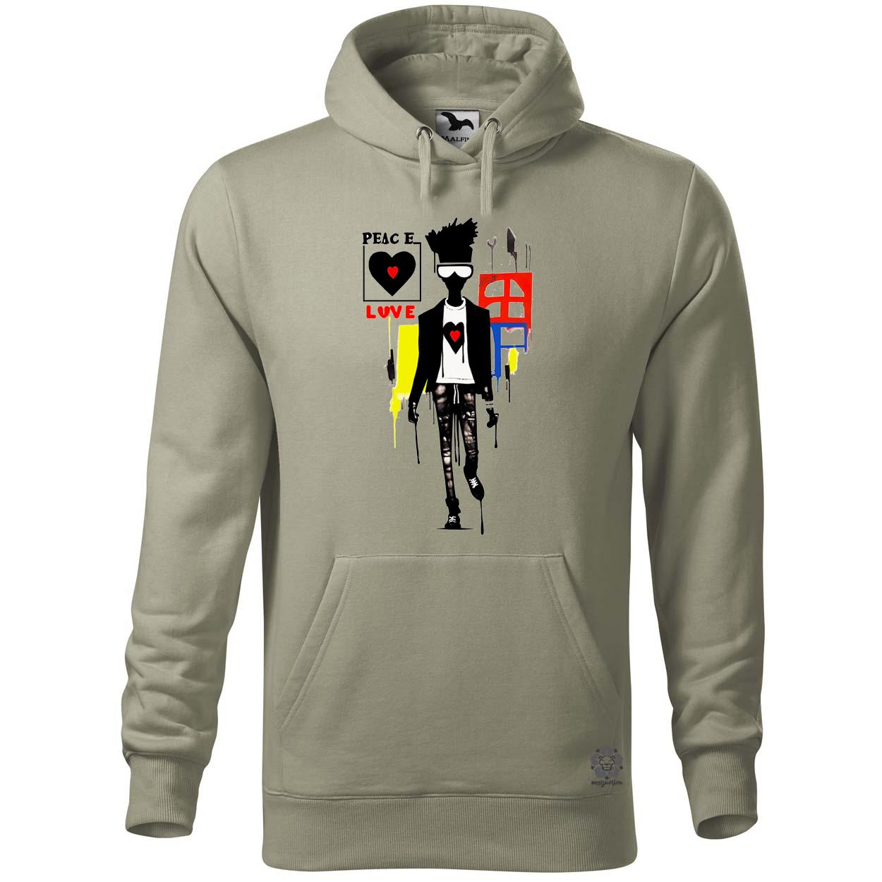 Basquiat béke és szeretet v8 egyedi  pulóver 