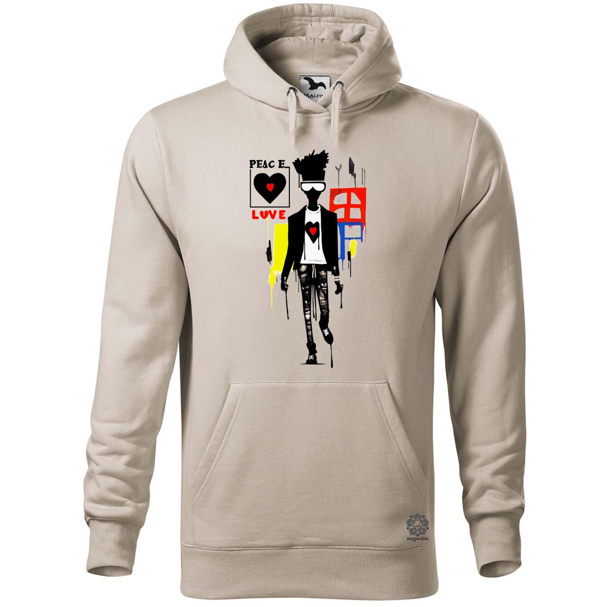 Basquiat béke és szeretet v8 egyedi  pulóver 