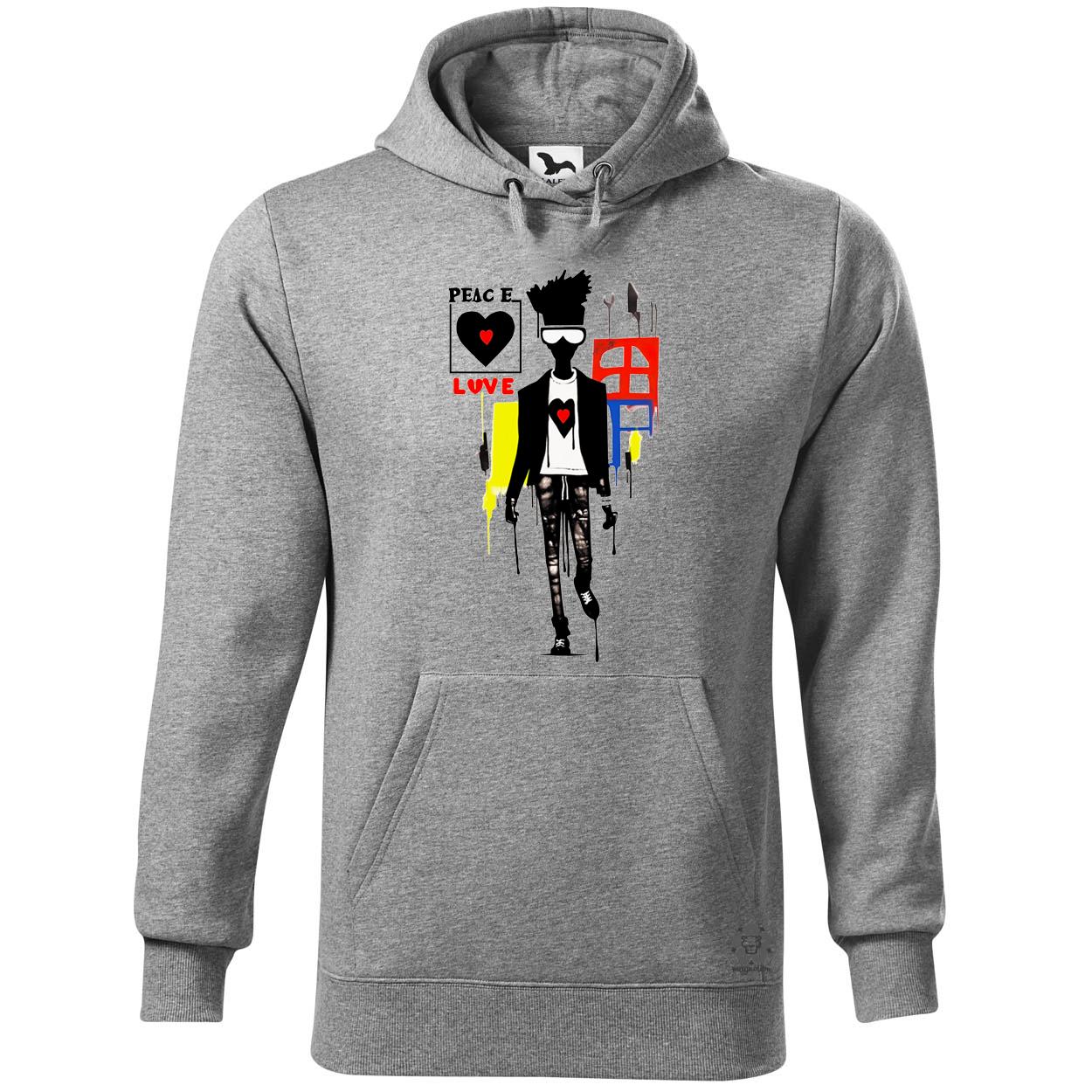 Basquiat béke és szeretet v8 egyedi  pulóver 