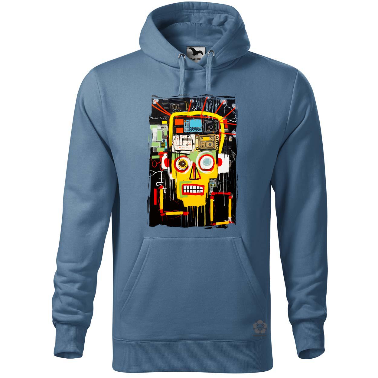 Basquiat béke és technológia v2 egyedi  pulóver 
