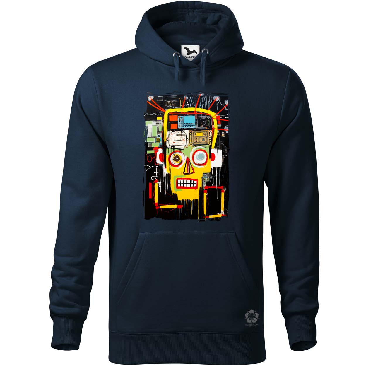 Basquiat béke és technológia v2 egyedi  pulóver 