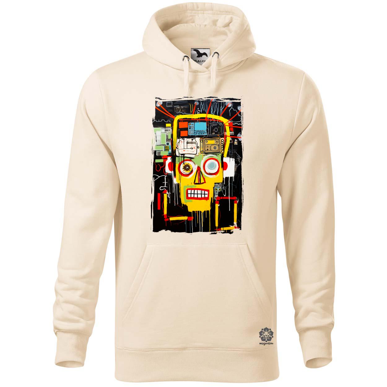 Basquiat béke és technológia v2 egyedi  pulóver 
