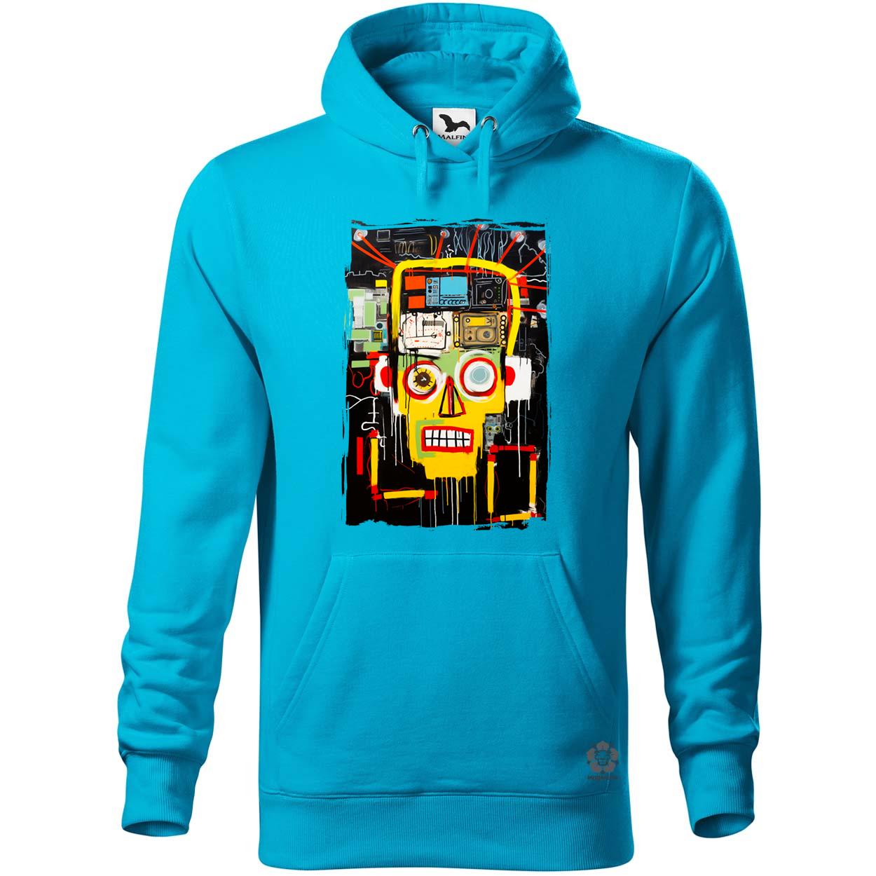 Basquiat béke és technológia v2 egyedi  pulóver 