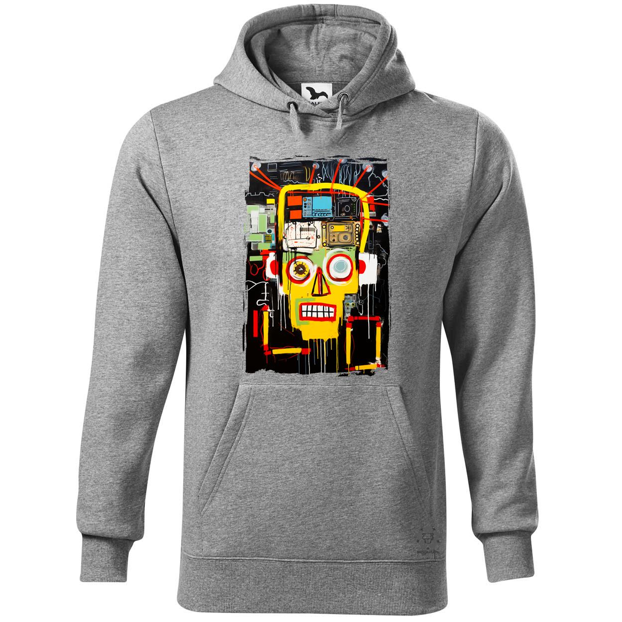 Basquiat béke és technológia v2 egyedi  pulóver 