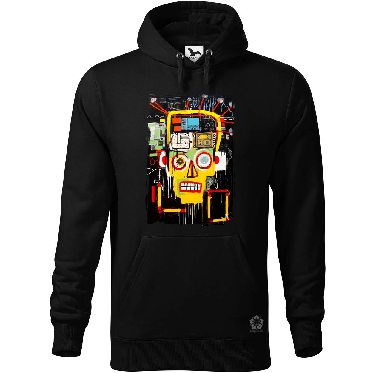 Basquiat béke és technológia v2 egyedi  pulóver 