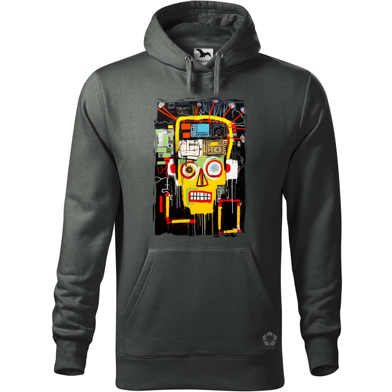 Basquiat béke és technológia v2 egyedi  pulóver 