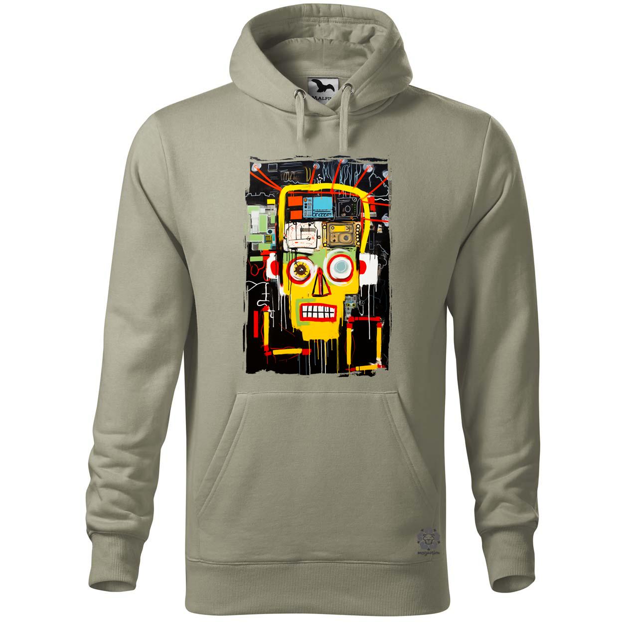 Basquiat béke és technológia v2 egyedi  pulóver 