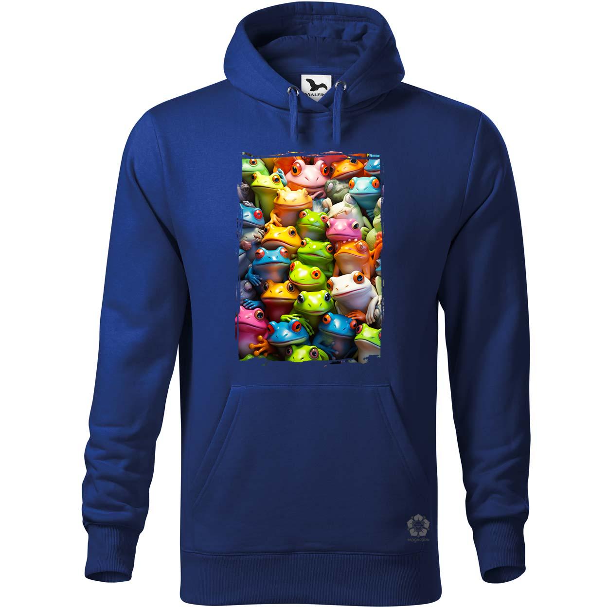 Béka kollázs v2 egyedi  pulóver 
