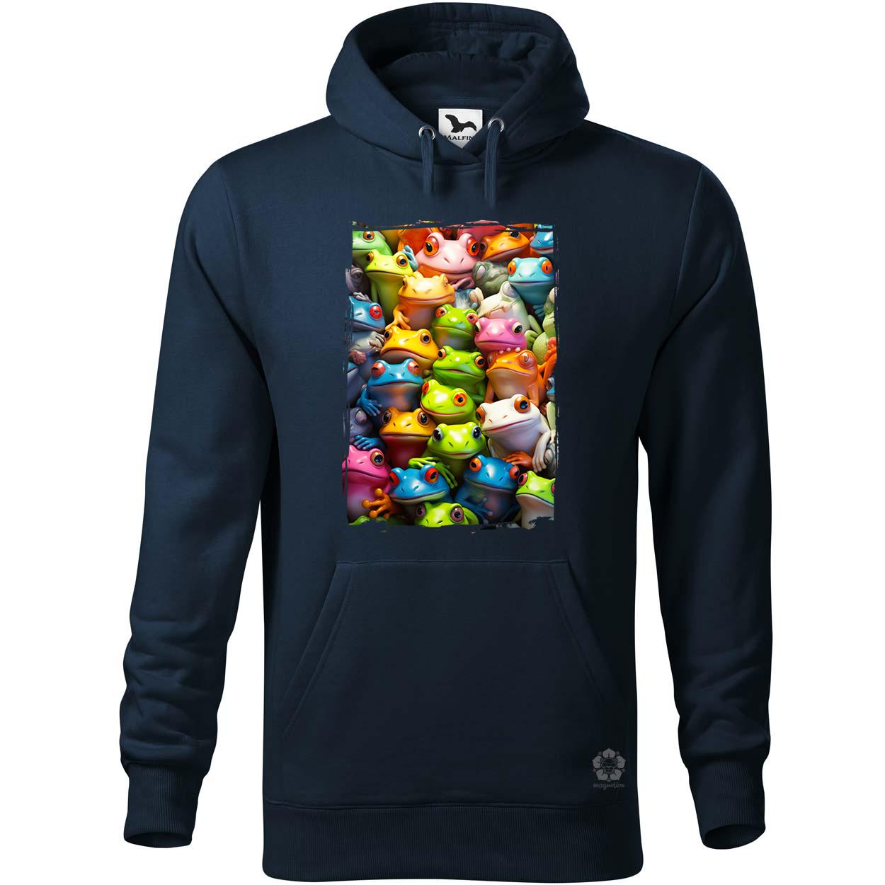 Béka kollázs v2 egyedi  pulóver 
