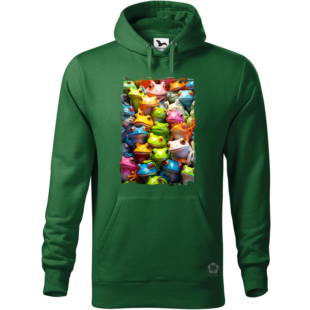 Béka kollázs v2 egyedi  pulóver 