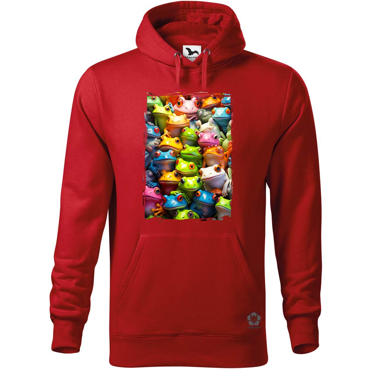 Béka kollázs v2 egyedi  pulóver 