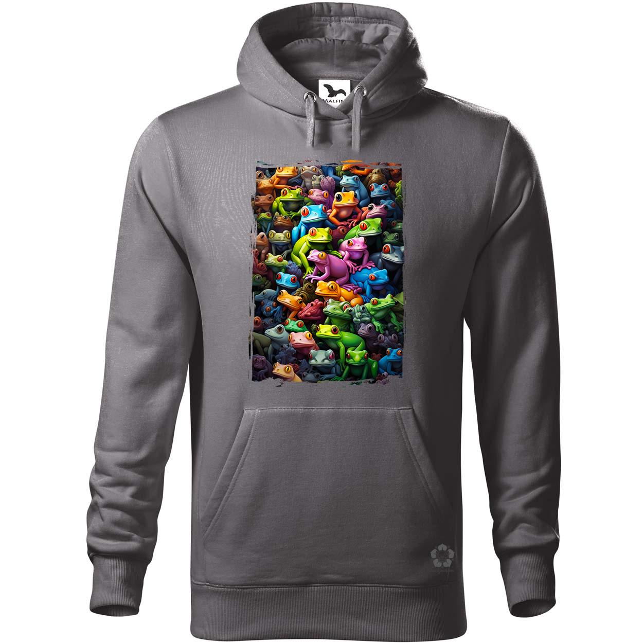 Béka kollázs v3 egyedi  pulóver 