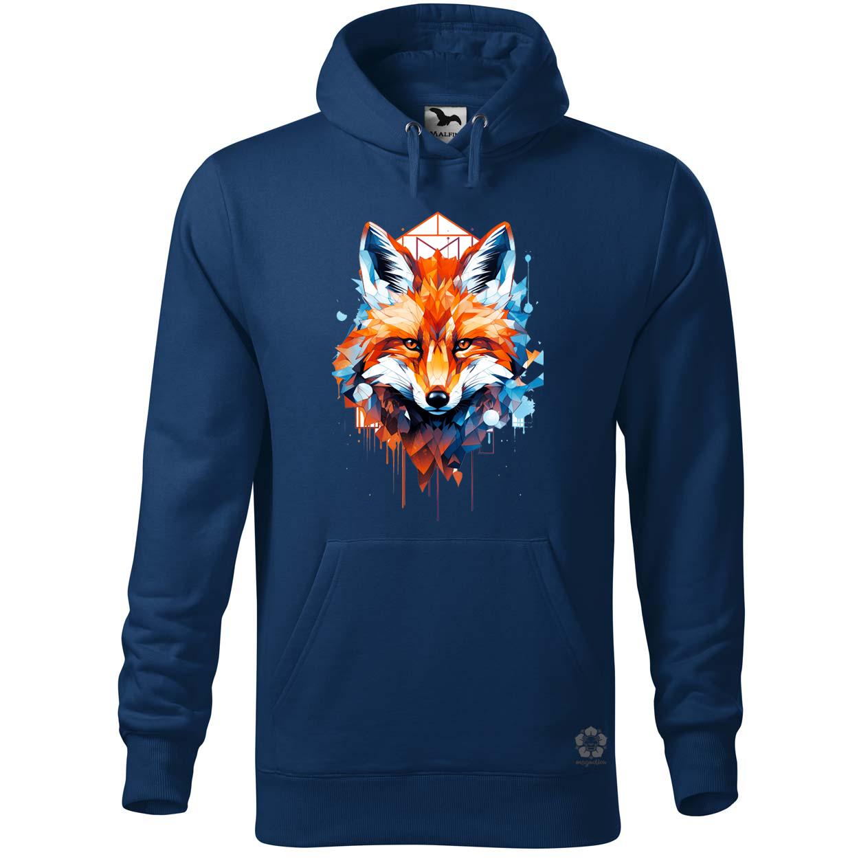 Geometrikus róka v3 egyedi  pulóver 