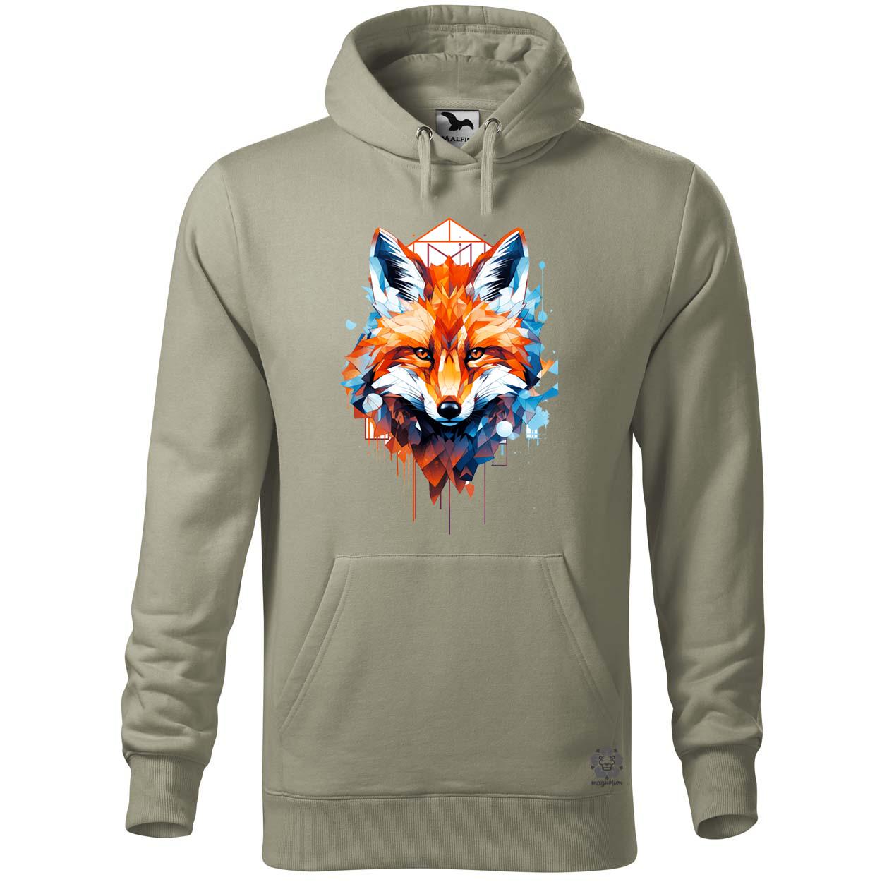 Geometrikus róka v3 egyedi  pulóver 