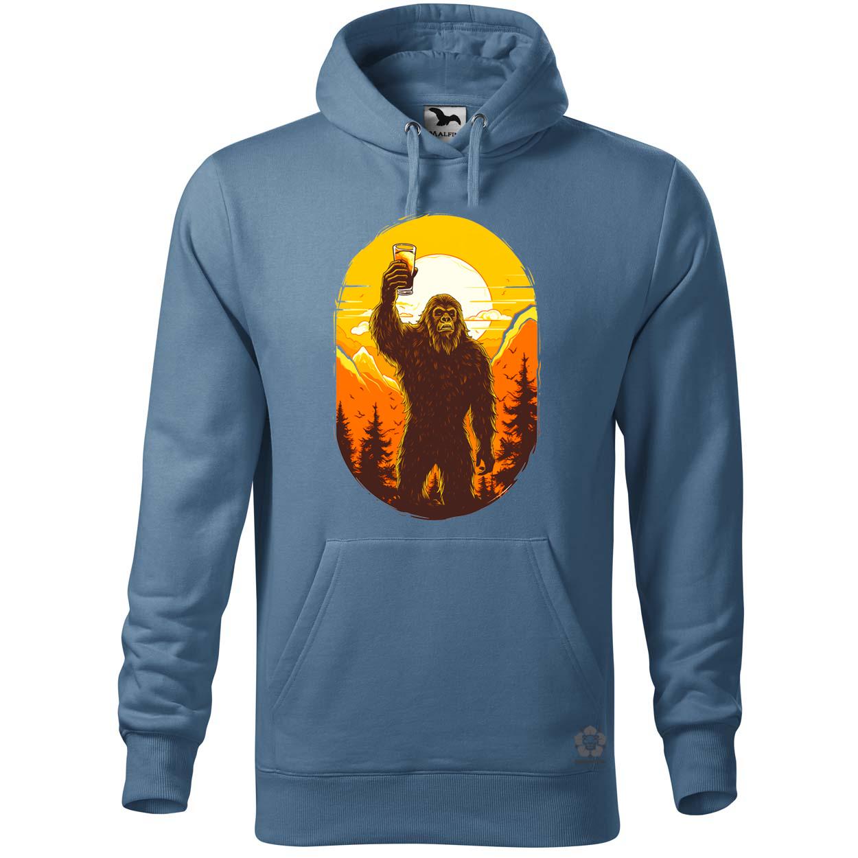 Bigfoot sörrel v1 egyedi  pulóver 