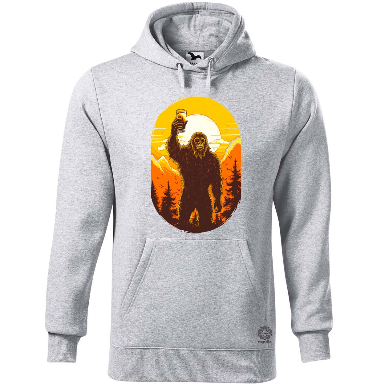Bigfoot sörrel v1 egyedi  pulóver 