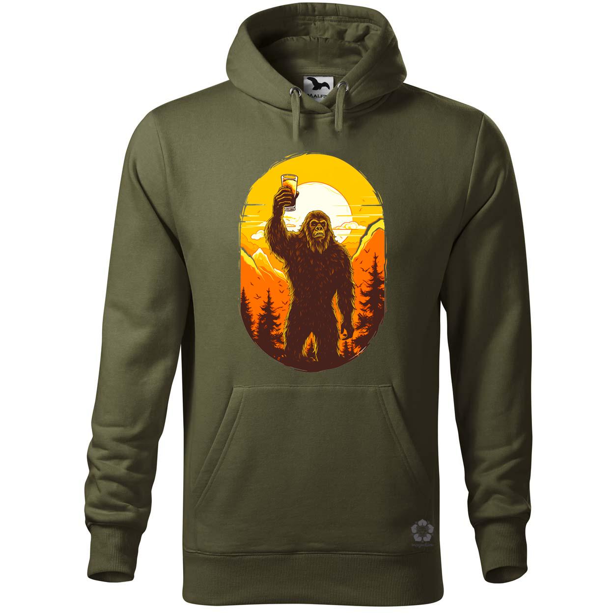 Bigfoot sörrel v1 egyedi  pulóver 