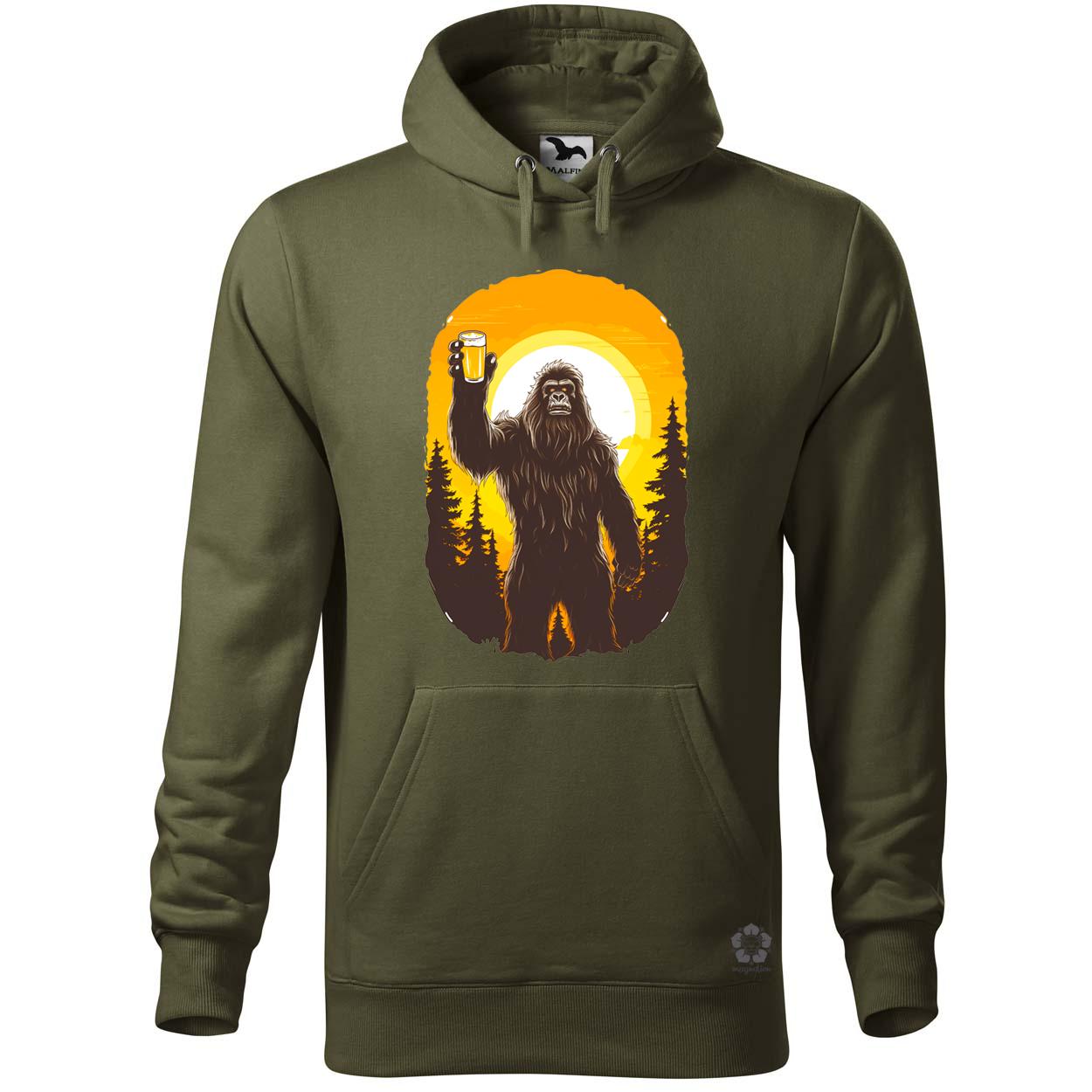 Bigfoot sörrel v3 egyedi  pulóver 
