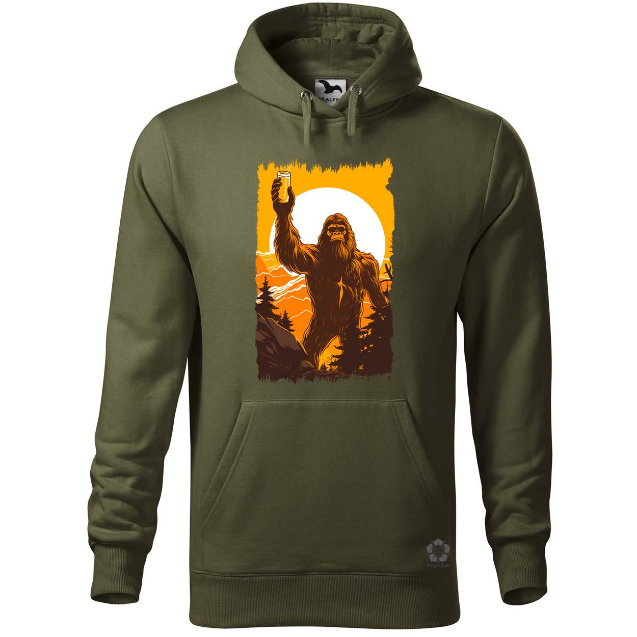 Bigfoot sörrel v4 egyedi  pulóver 