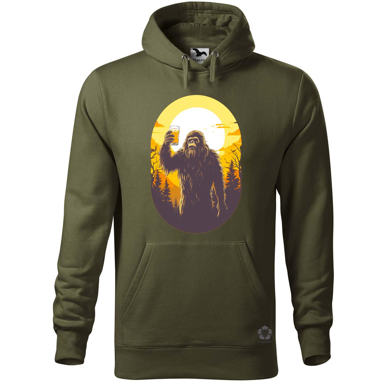 Bigfoot sörrel v5 egyedi  pulóver 