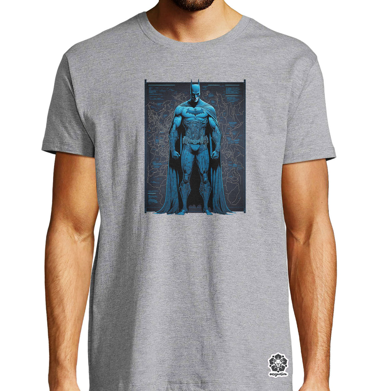 Batman tervrajz egyedi póló 