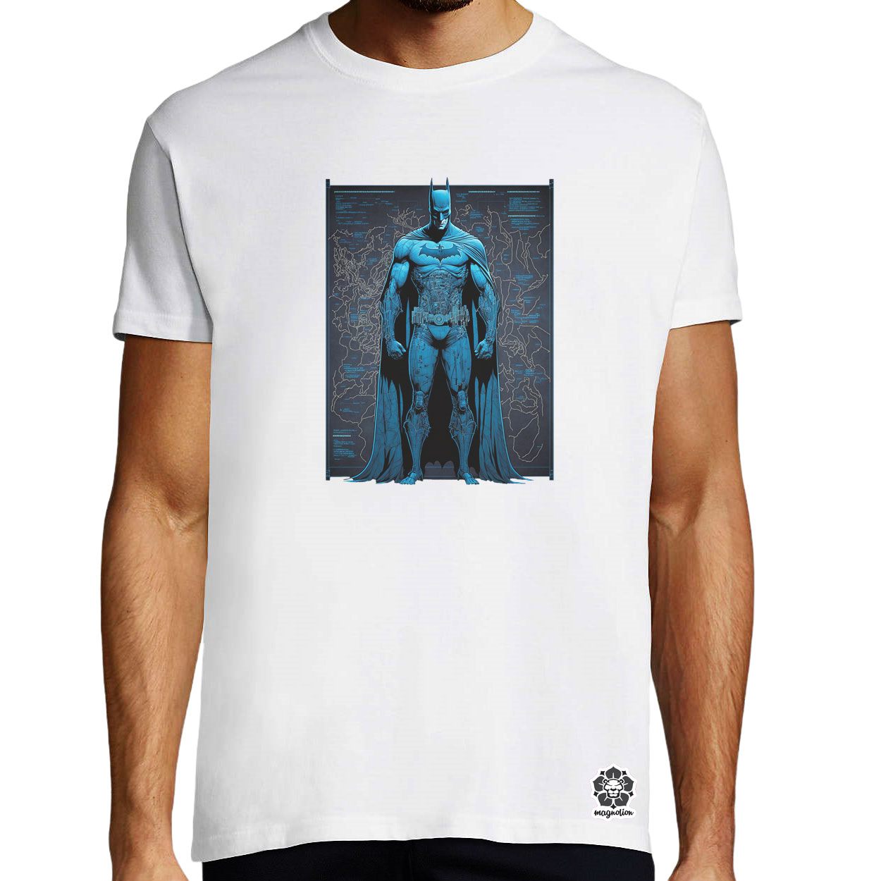 Batman tervrajz egyedi póló 