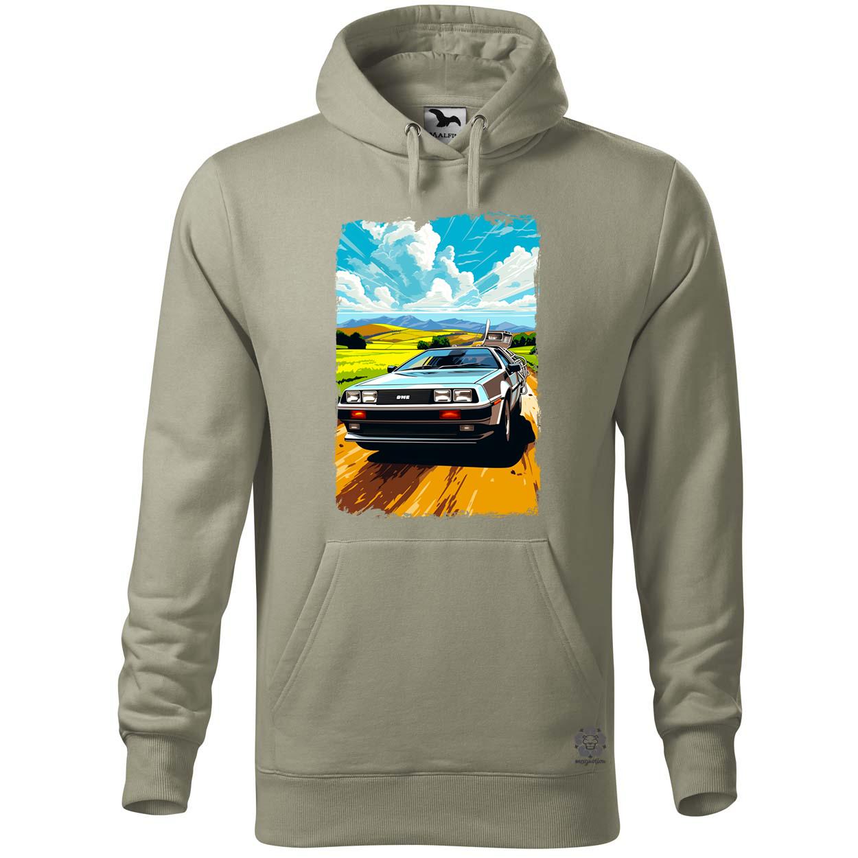 DeLorean DMC retró utazás v2 egyedi  pulóver 