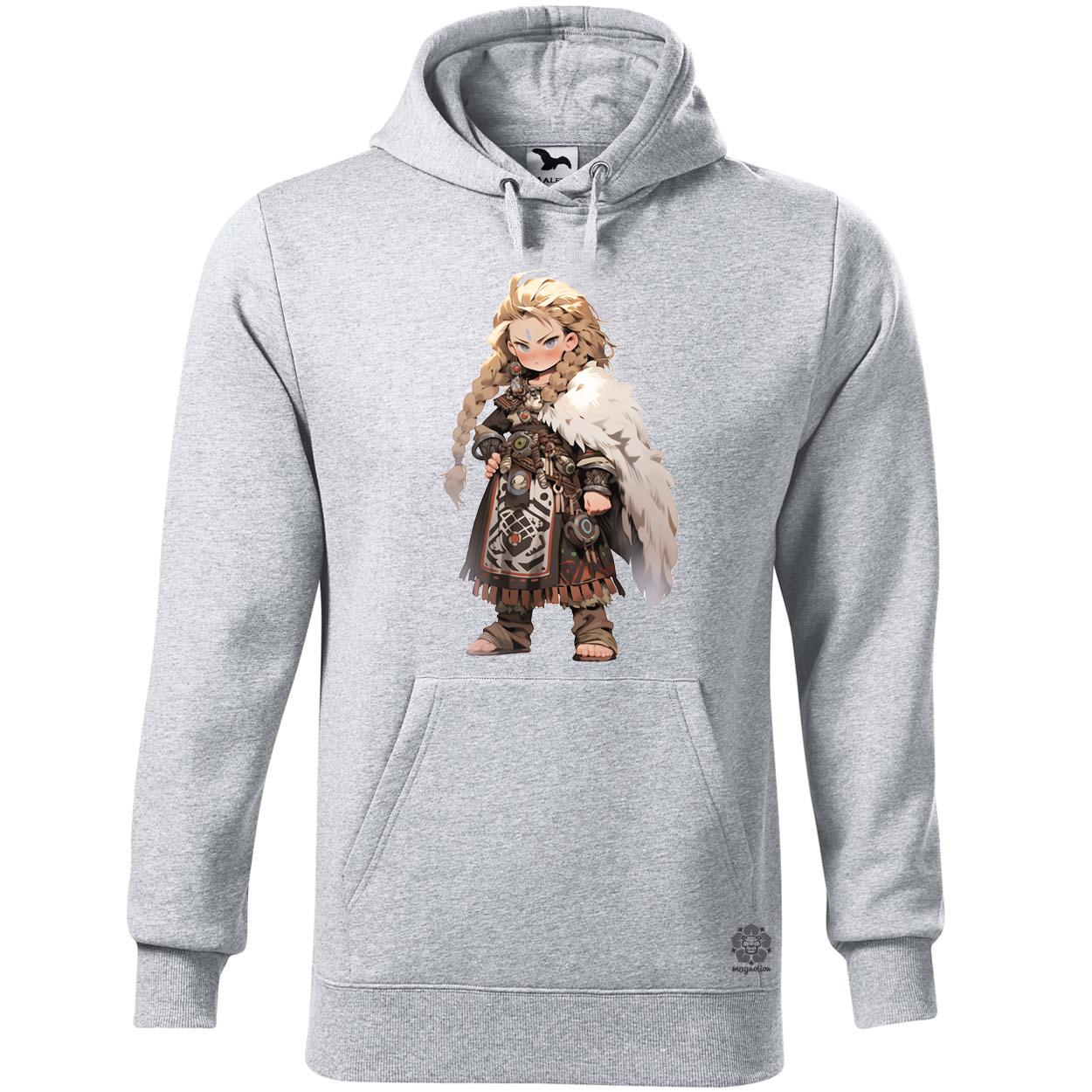 Chibi harcos leány v3 egyedi  pulóver 