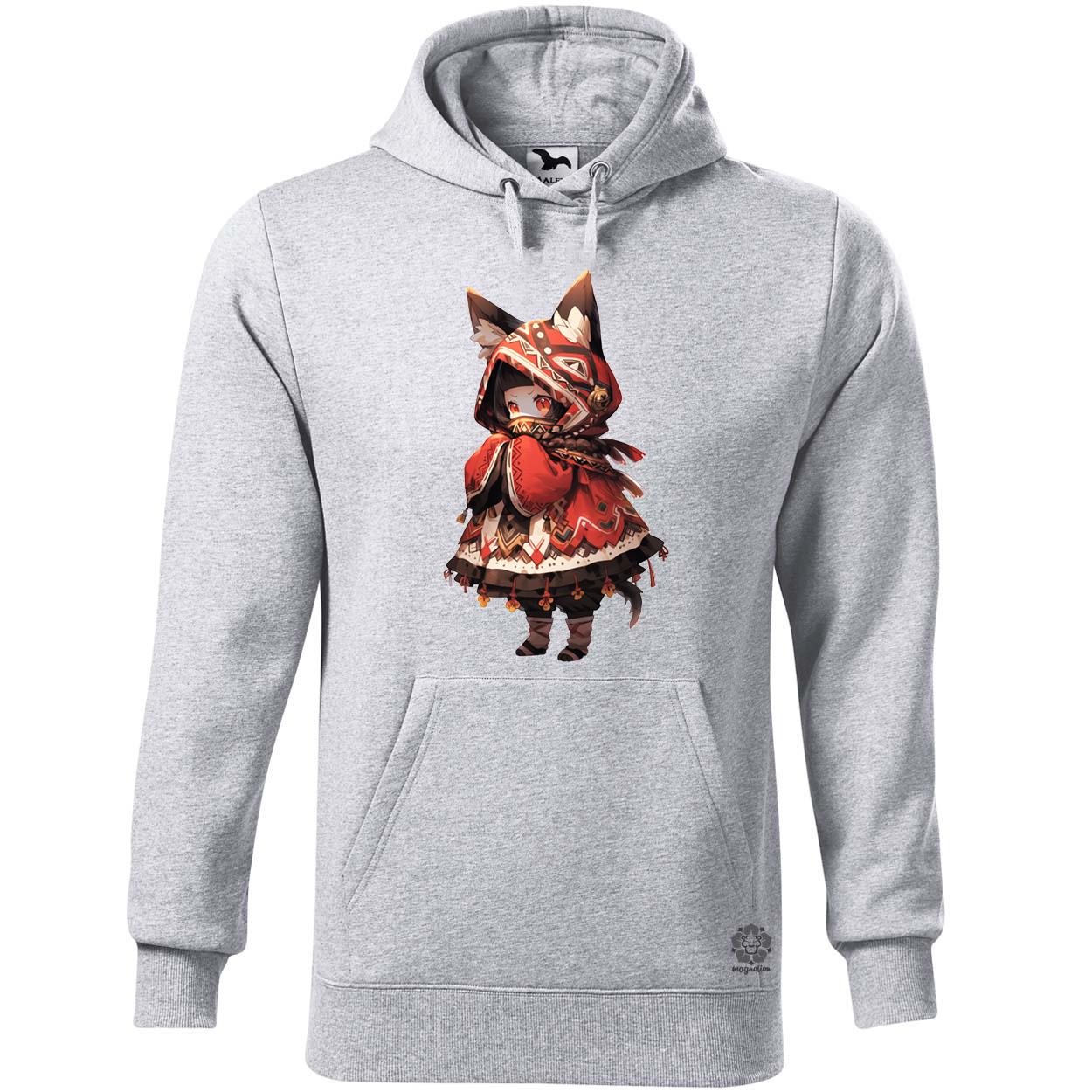 Chibi macskalány v2 egyedi  pulóver 
